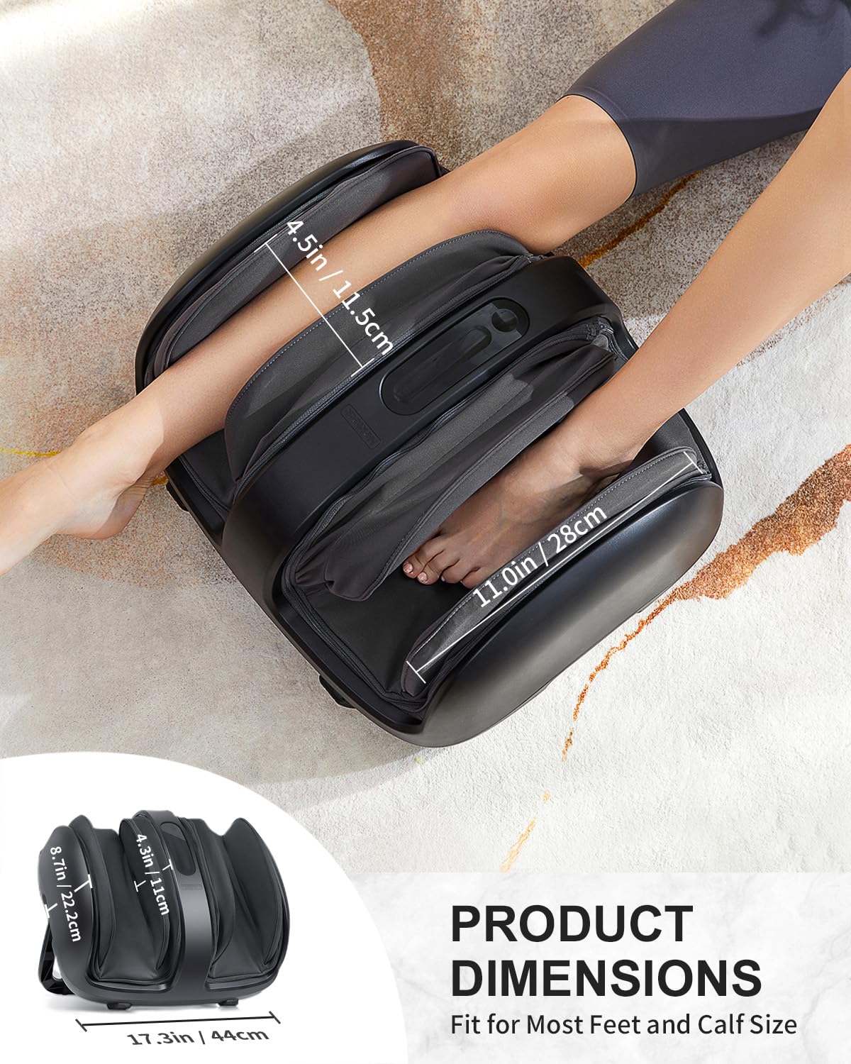 Foto 7 | Masajeador Shiatsu Para Pies Nekteck Para Aliviar El Dolor Circulatorio - Venta Internacional.