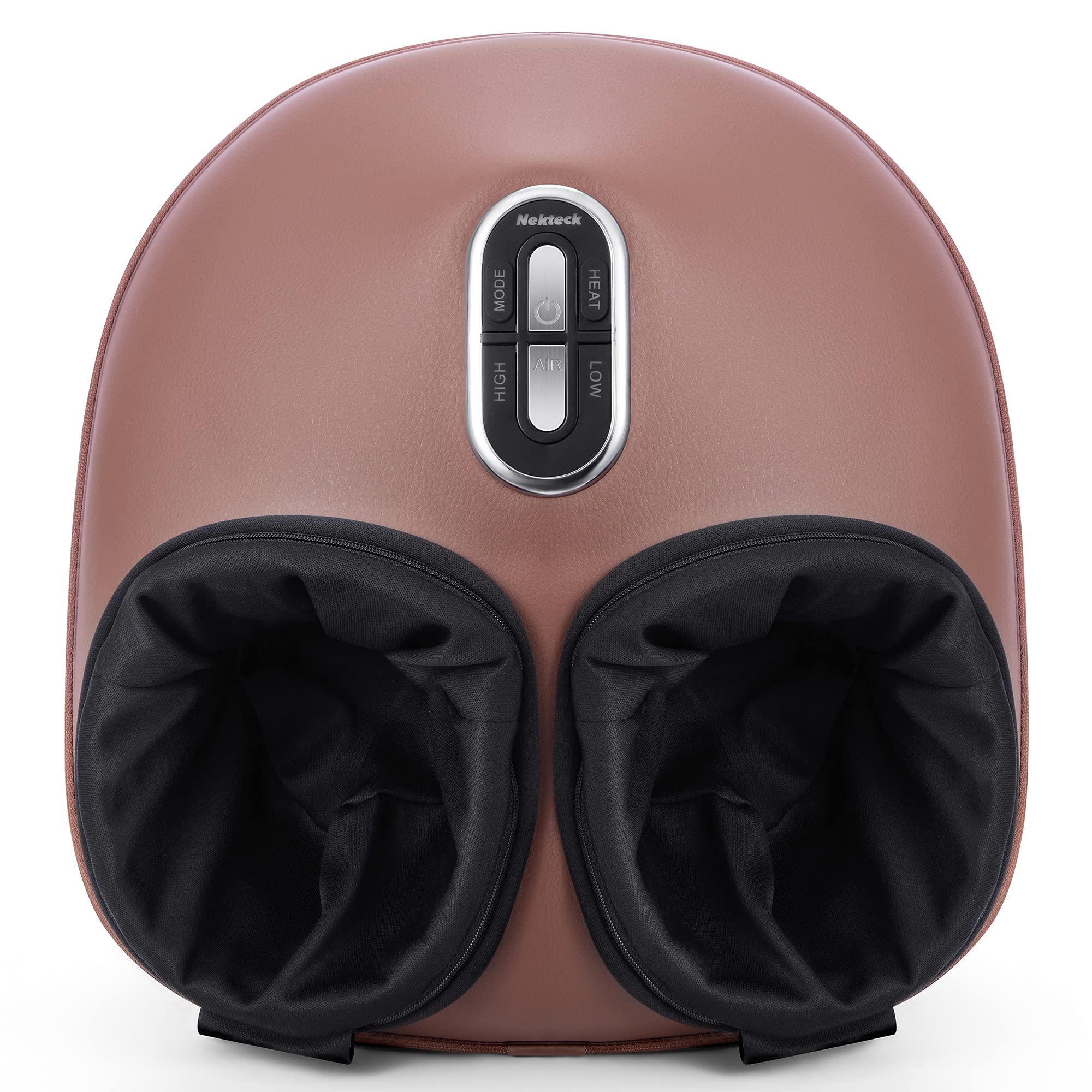 Foto 1 | Masajeador De Pies Nekteck Shiatsu Con Calor Y Compresión De Aire, Color Marrón - Venta Internacional.