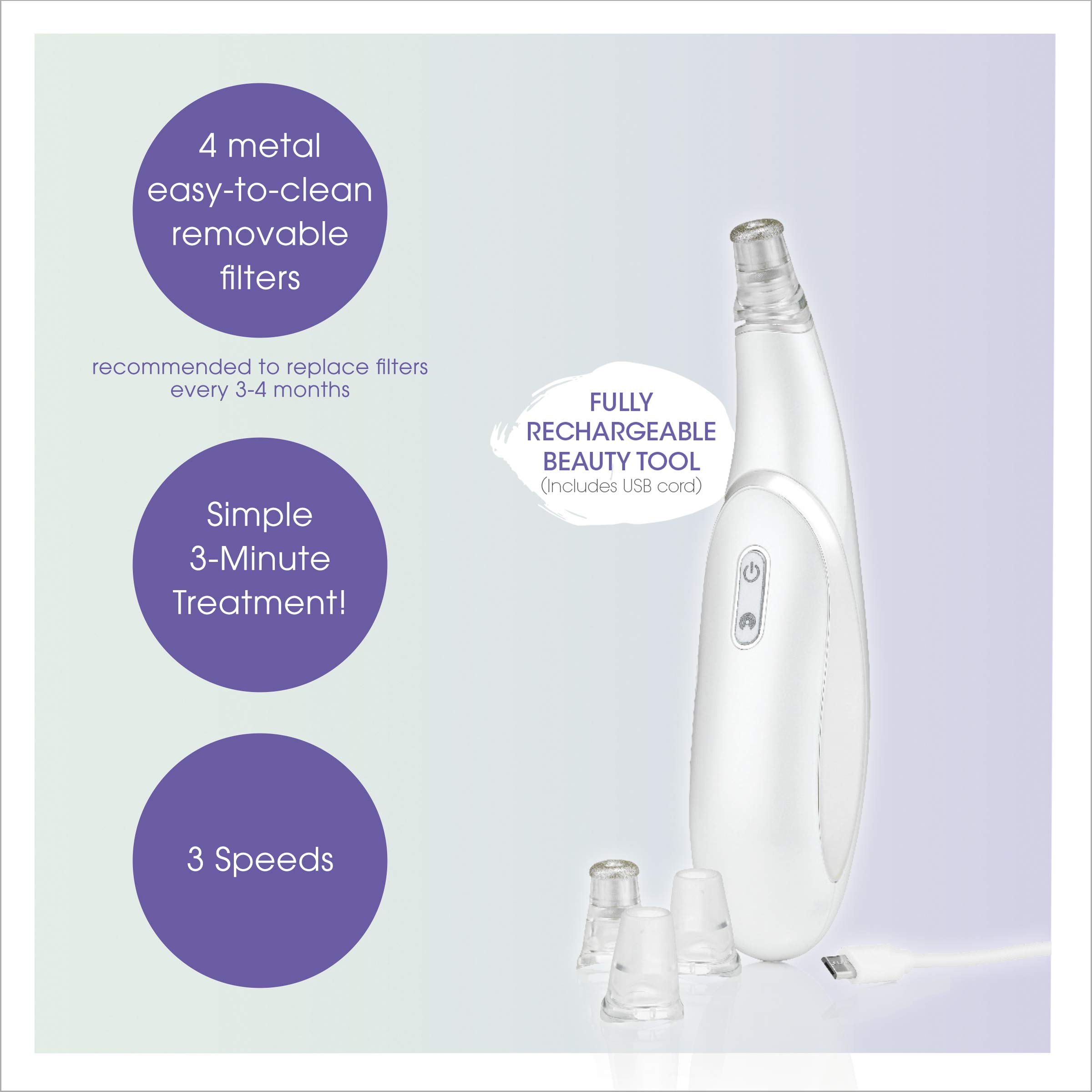 Foto 6 pulgar | Herramienta De Belleza Para Microdermoabrasión Conair True Glow Con 4 Accesorios - Venta Internacional.