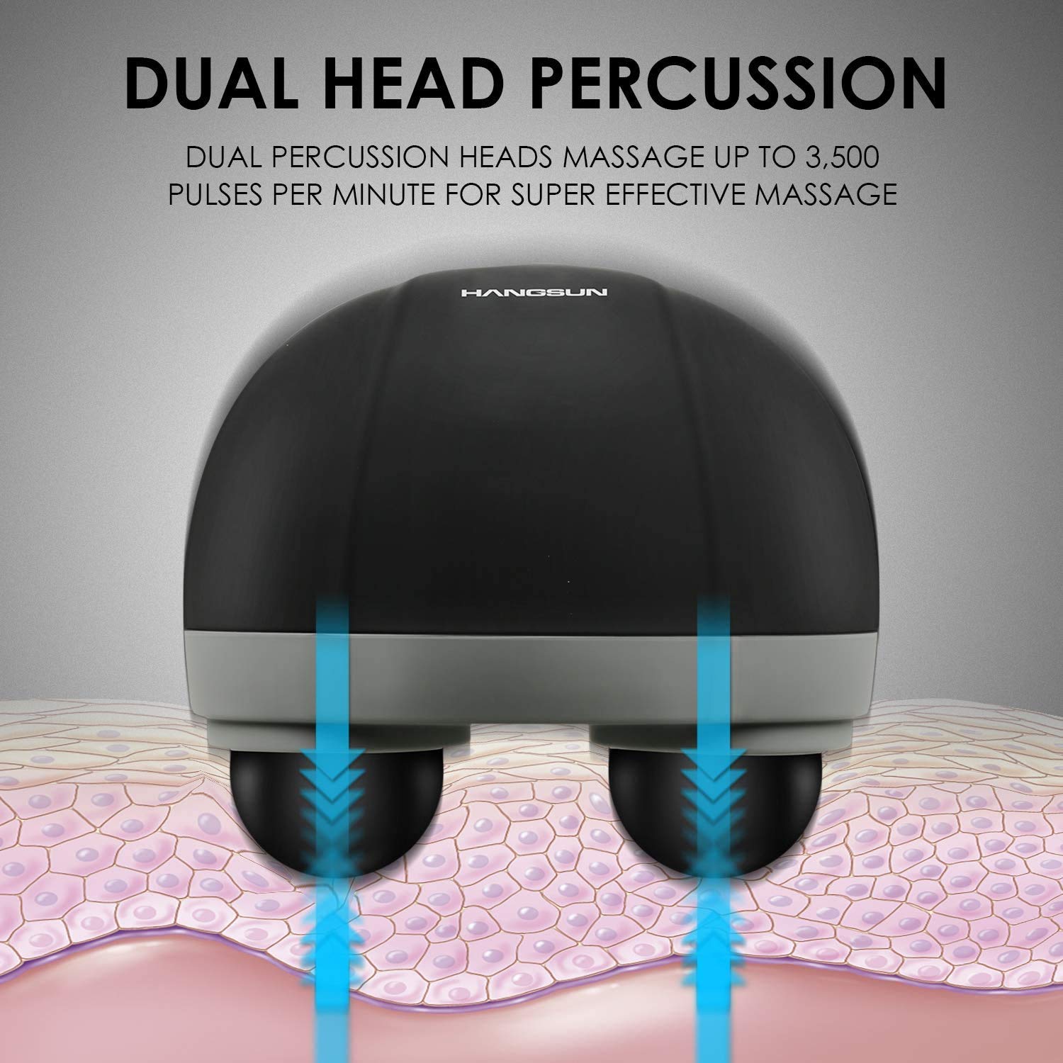 Foto 4 pulgar | Masajeador Portátil Hangsun Mg400 De Tejido Profundo Para Cuello Y Espalda - Venta Internacional.