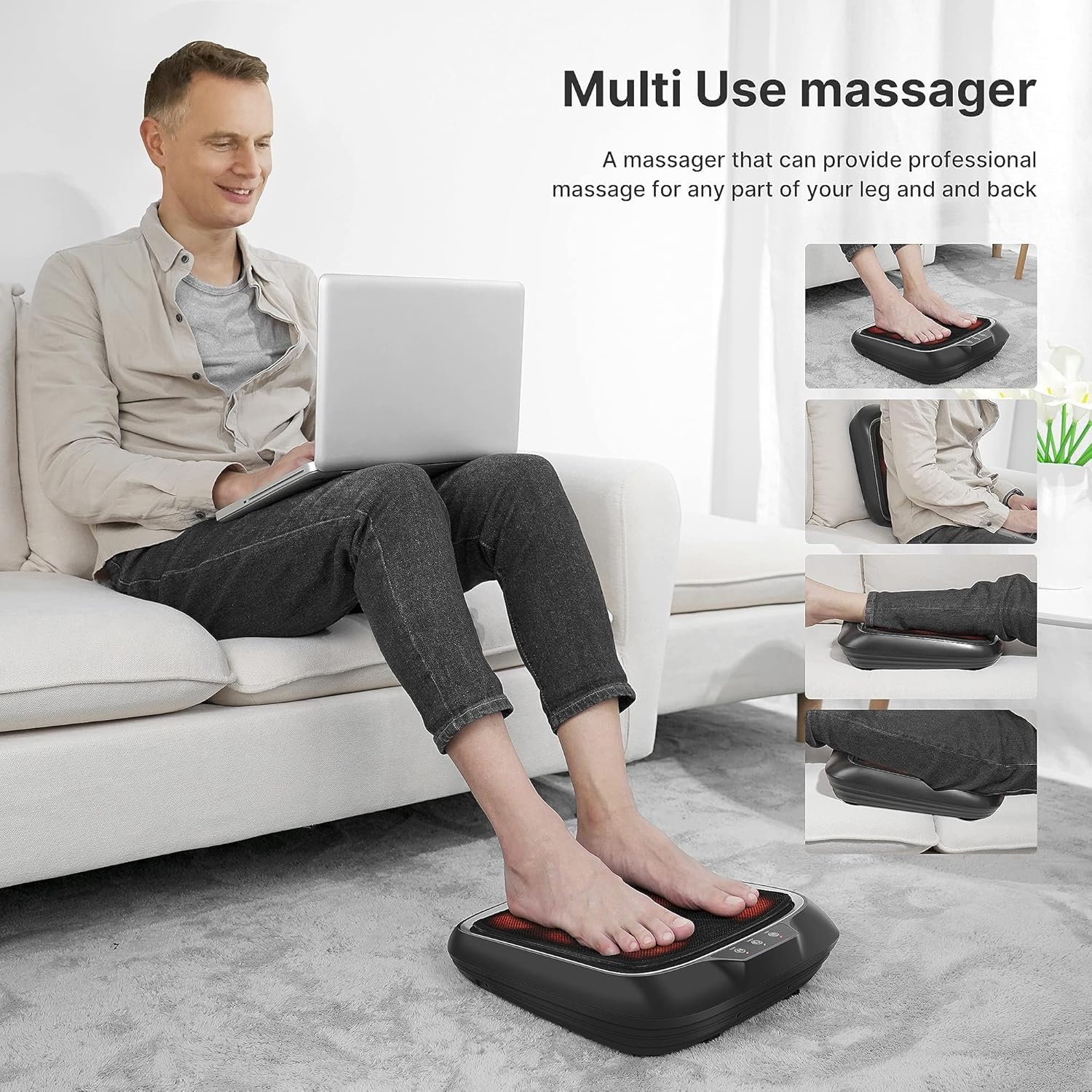 Foto 5 pulgar | Masajeador De Pies Renpho Con Calor Shiatsu Electric, Apto Para Fsa Y Hsa - Venta Internacional.