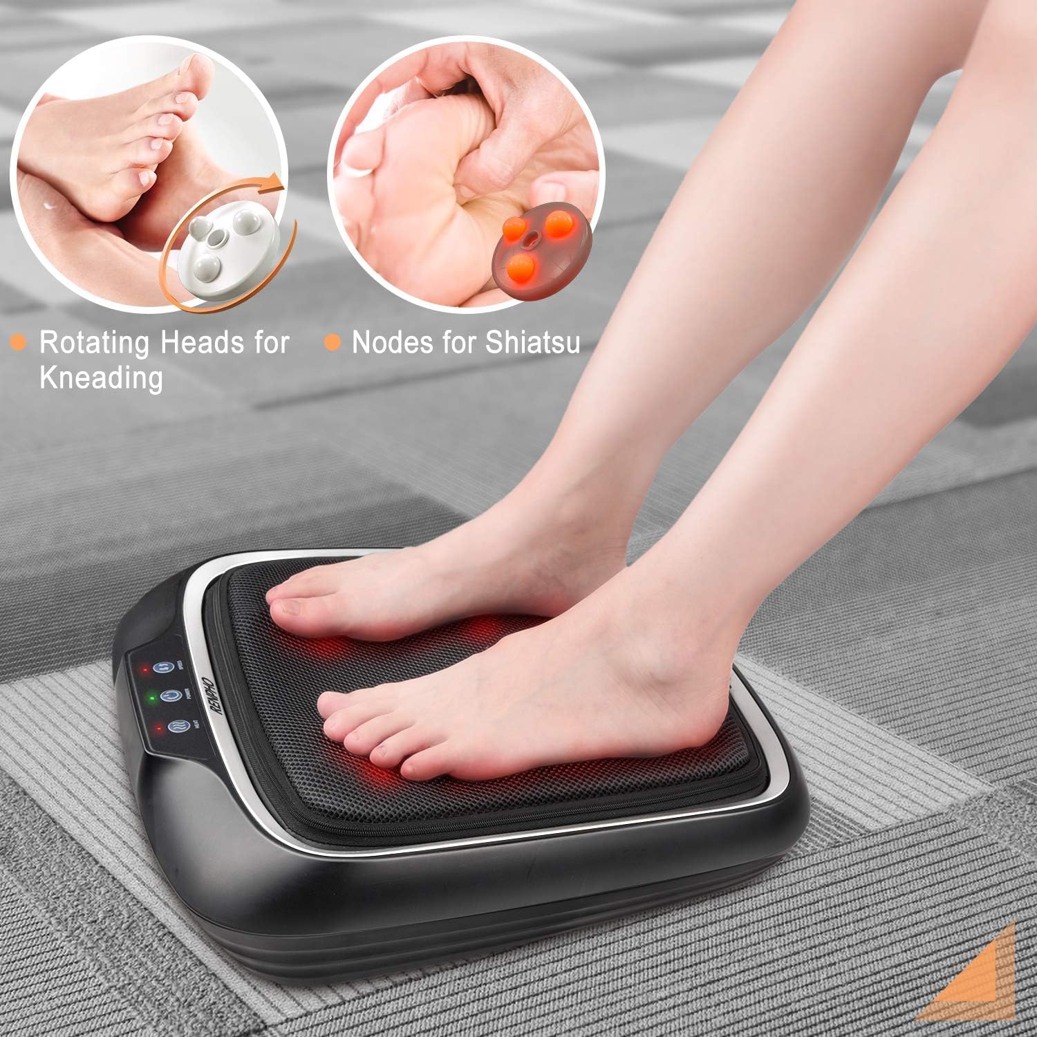 Foto 6 pulgar | Masajeador De Pies Renpho Con Calor Shiatsu Electric, Apto Para Fsa Y Hsa - Venta Internacional.