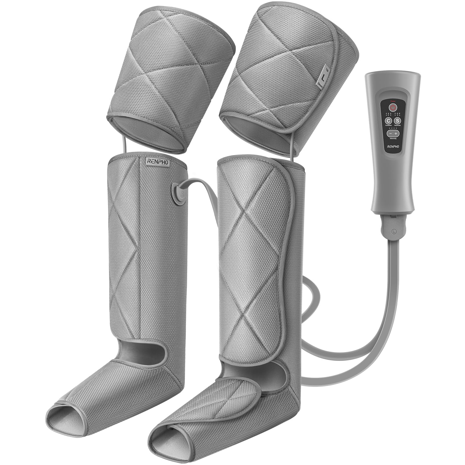 Foto 2 pulgar | Masajeador De Piernas Renpho Fsa Hsa, Apto Para Compresión De Aire, Gris - Venta Internacional.