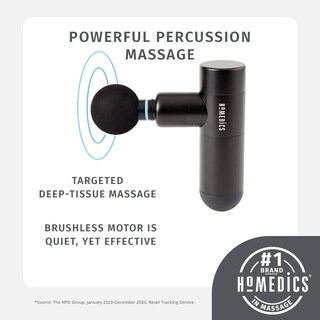 Foto 3 | Masajeador De Percusión Homedics Therapist Select Compact Con 4 Accesorios - Venta Internacional.