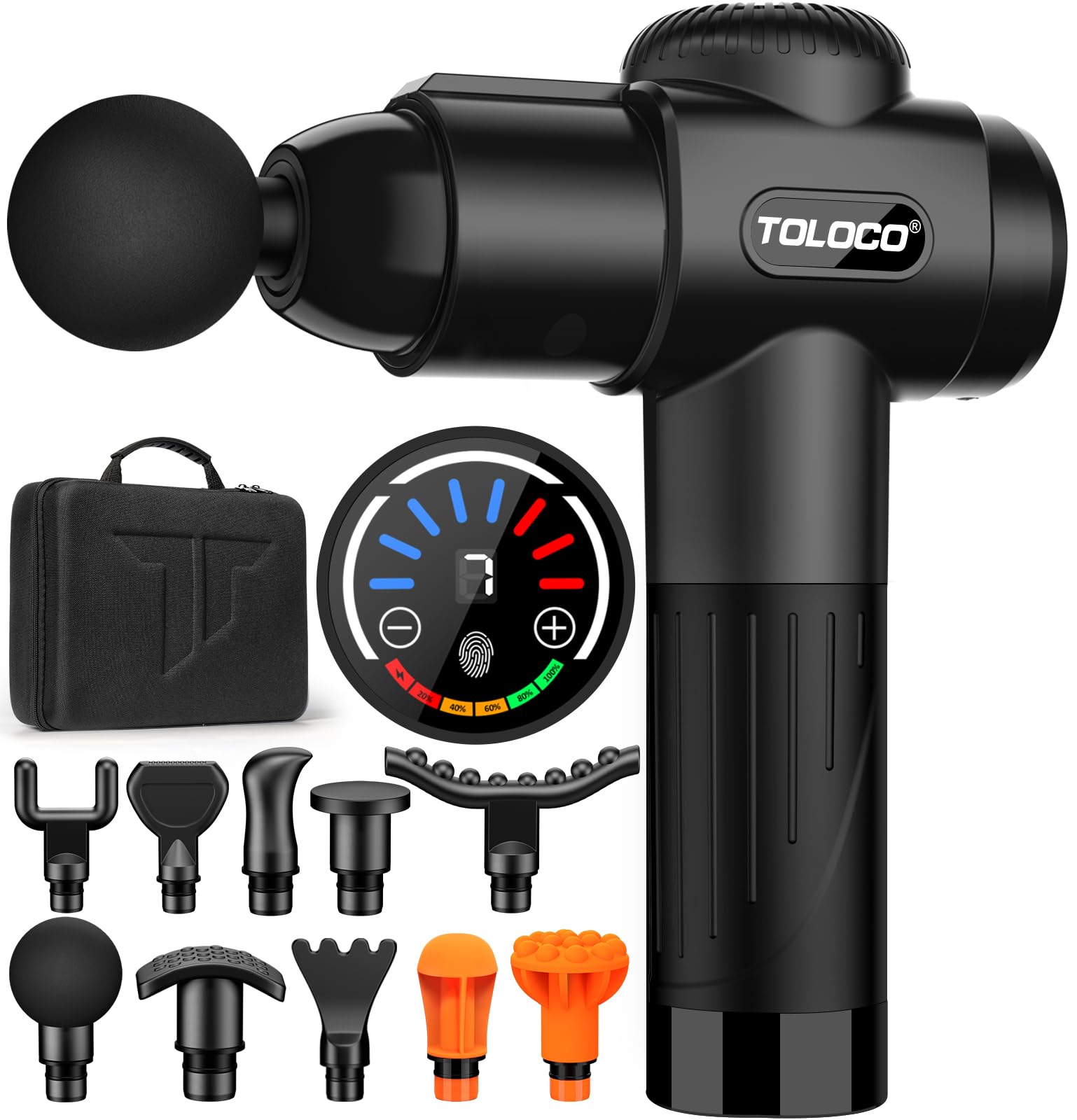 Foto 2 pulgar | Pistola De Masaje Toloco Deep Tissue Back Pain Relief Black - Venta Internacional.