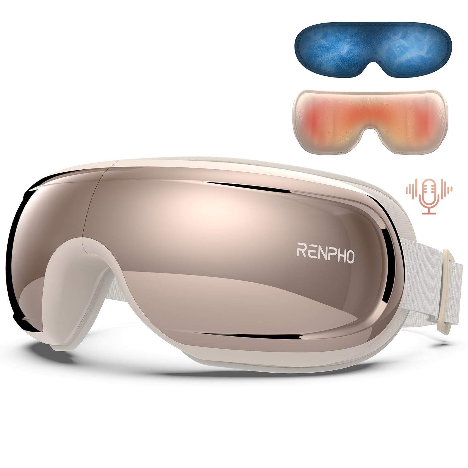 Foto 1 | Masajeador De Ojos Renpho Eyeris 3 Con Control De Calor, Refrigeración Y Voz - Venta Internacional.