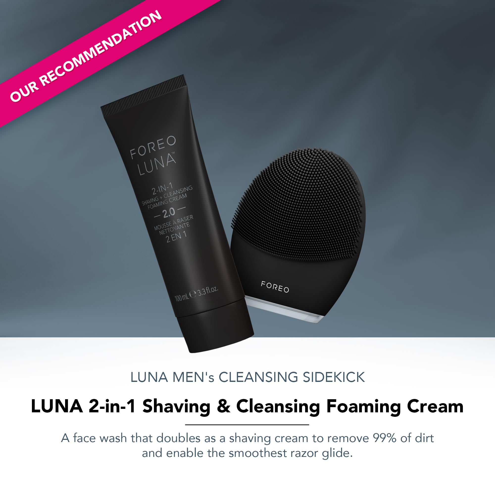 Foto 5 pulgar | Cepillo De Masaje Reafirmante Y Limpiador Facial Foreo Luna 3 Men - Venta Internacional.