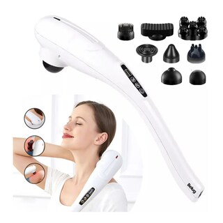 Foto 2 | Masajeador Eléctrico Portátil Genérico - Cuello, Cabeza Belug, Blanco
