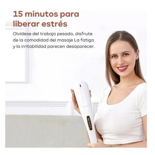 Foto 3 | Masajeador Eléctrico Portátil Genérico - Cuello, Cabeza Belug, Blanco