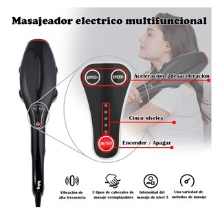 Foto 3 | Masajeadores Eléctricos, Pistola De Masaje Maquina De Masaje Belug, Negro