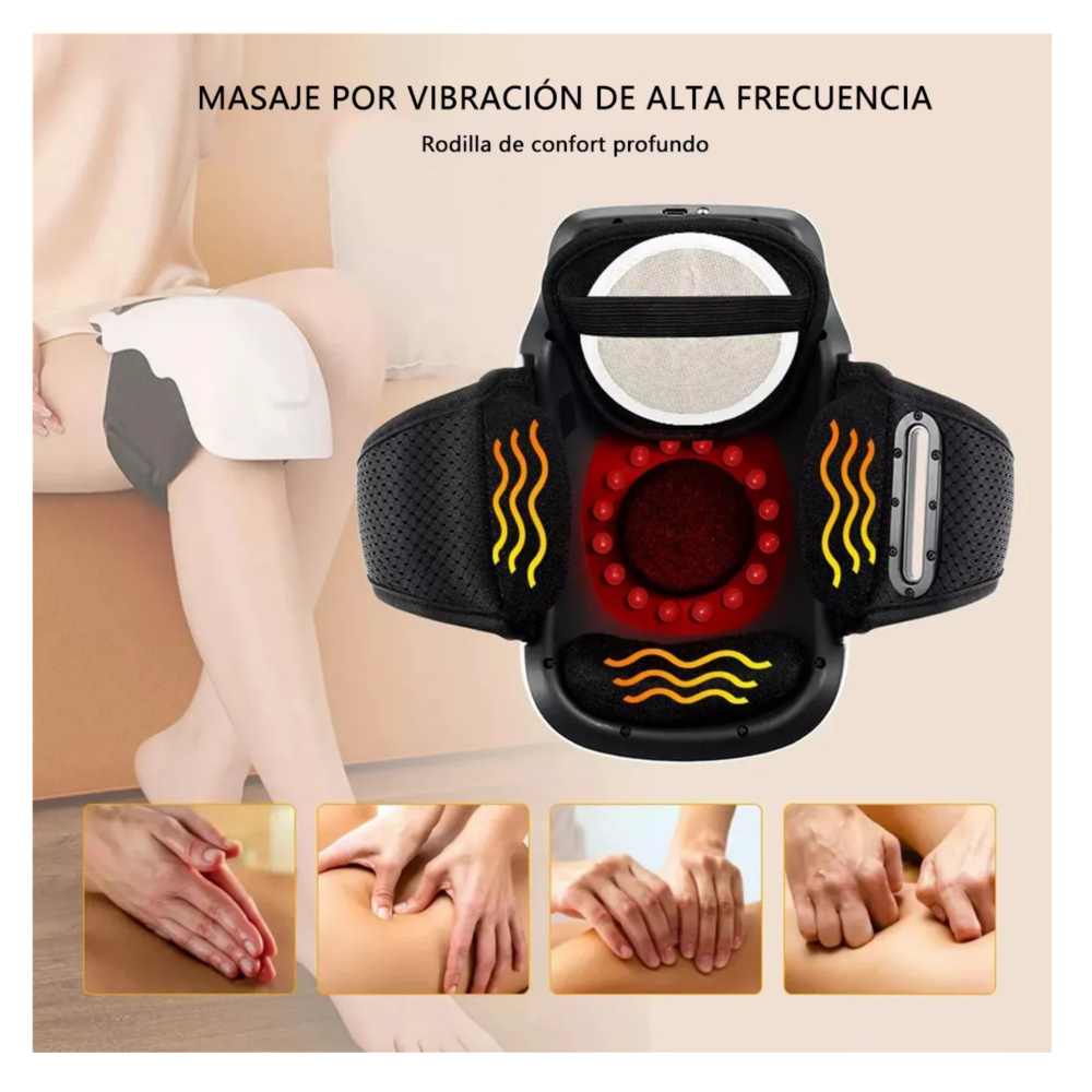 Foto 6 pulgar | Masajeador De Rodilla Fisioterapia Masajeadores Eléctricos Belug,  Blanco
