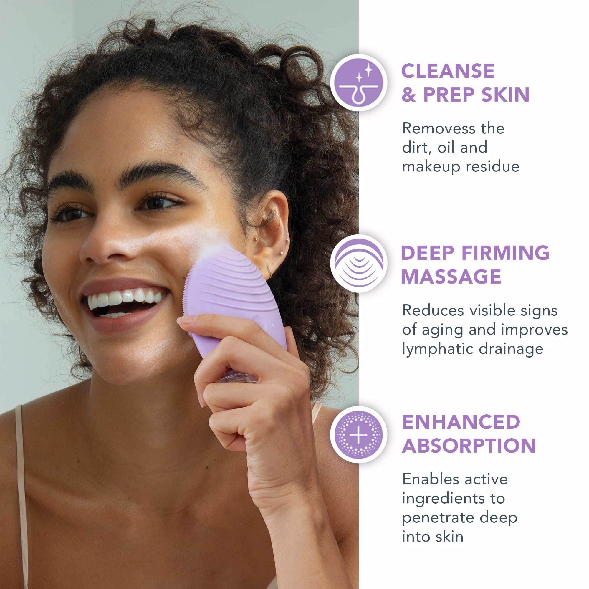 Foto 4 pulgar | Cepillo De Limpieza Facial Foreo Luna 4 Sensitive Con Limpiador - Venta Internacional.