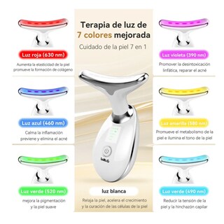 Foto 2 | Masajeador Facial Ultrasónico 5 Es 1 Ems Vibración D/af Lab.g, Blanco