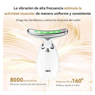 Foto 3 | Masajeador Facial Ultrasónico 5 Es 1 Ems Vibración D/af Lab.g, Blanco