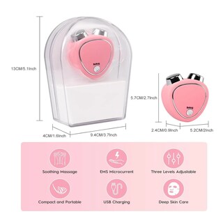 Foto 5 | Masajeador Facial, Microcorriente Facial Belug, Rosa