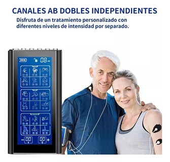 Foto 3 | Estimulador Lab.g Eléctrico Recargable Ems Tens 36 Modos 10 Parche Negro