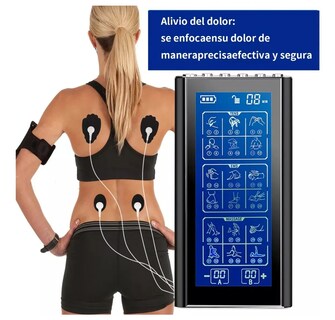 Foto 4 | Estimulador Lab.g Eléctrico Recargable Ems Tens 36 Modos 10 Parche Negro