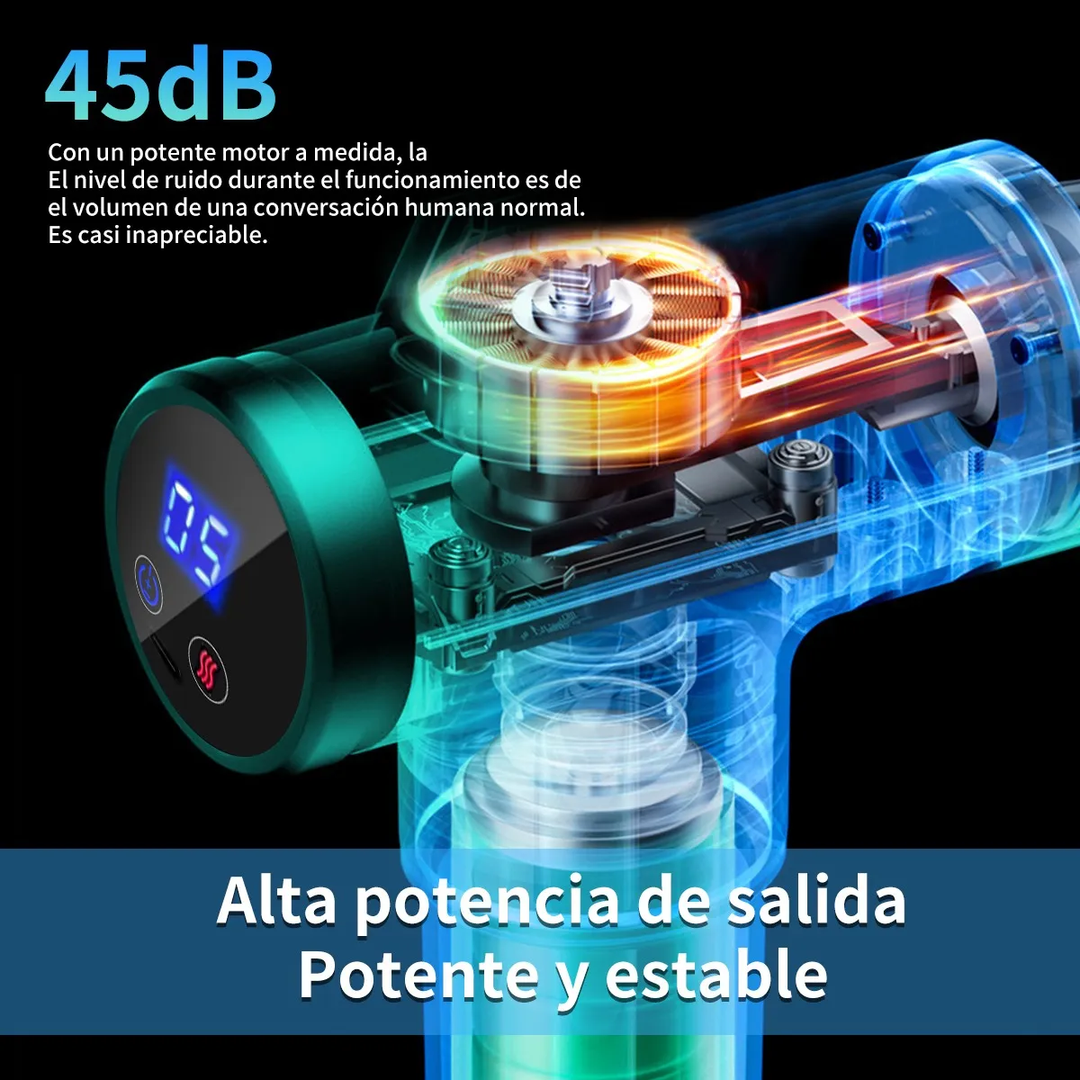 Foto 3 pulgar | Pistola De Masaje Eléctrico Belug Verde
