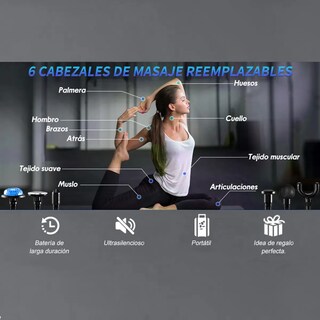 Foto 4 | Pistola De Masaje Eléctrico Belug Verde