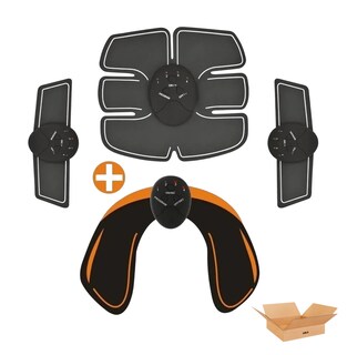 Foto 1 | Electro Estimulador Muscular Lab.g Abdomen + Gluteos 2 En 1 Ems 4pz Negro