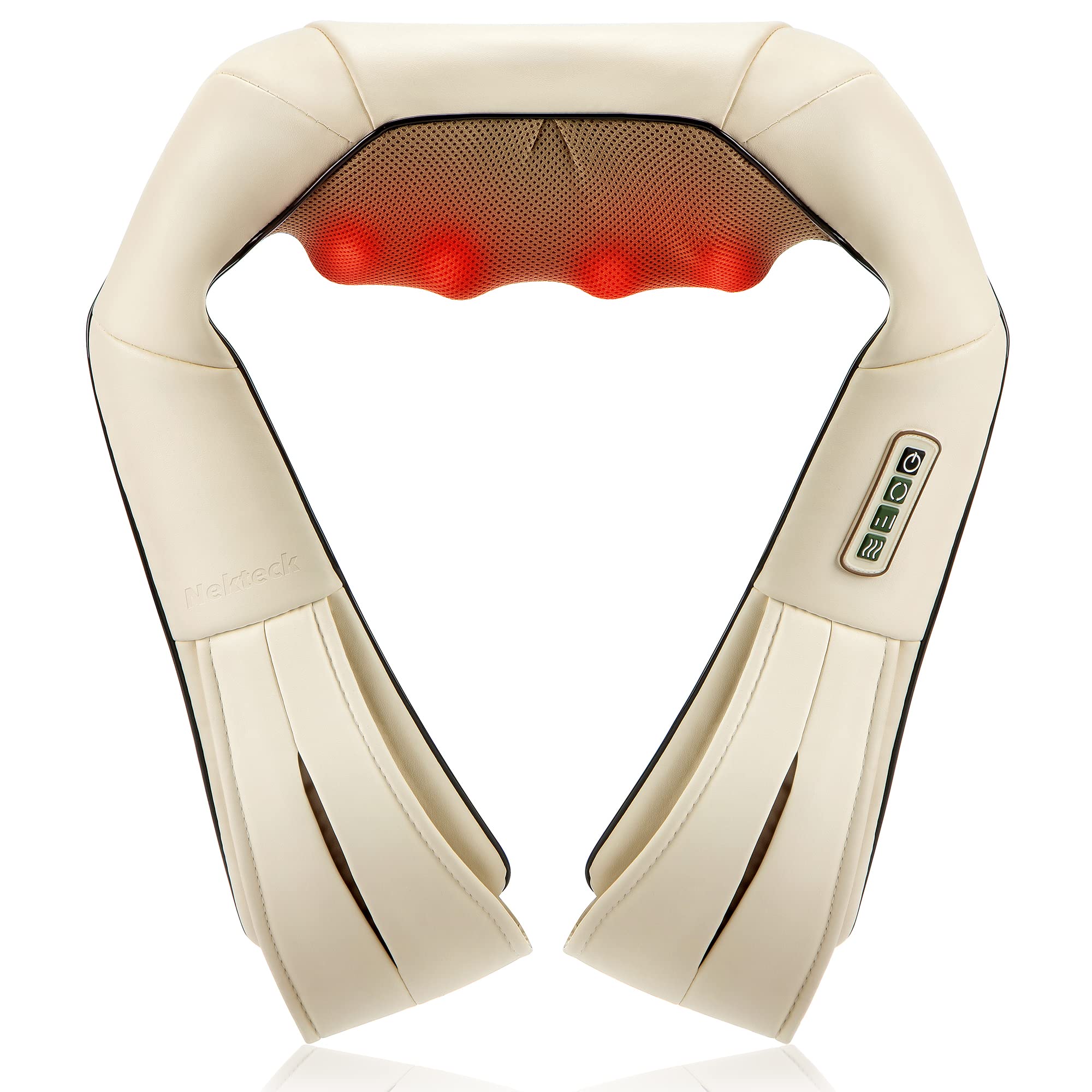 Foto 2 pulgar | Masajeador Nekteck Shiatsu Para Cuello Y Espalda Con Amasado 3d Con Calor - Venta Internacional.