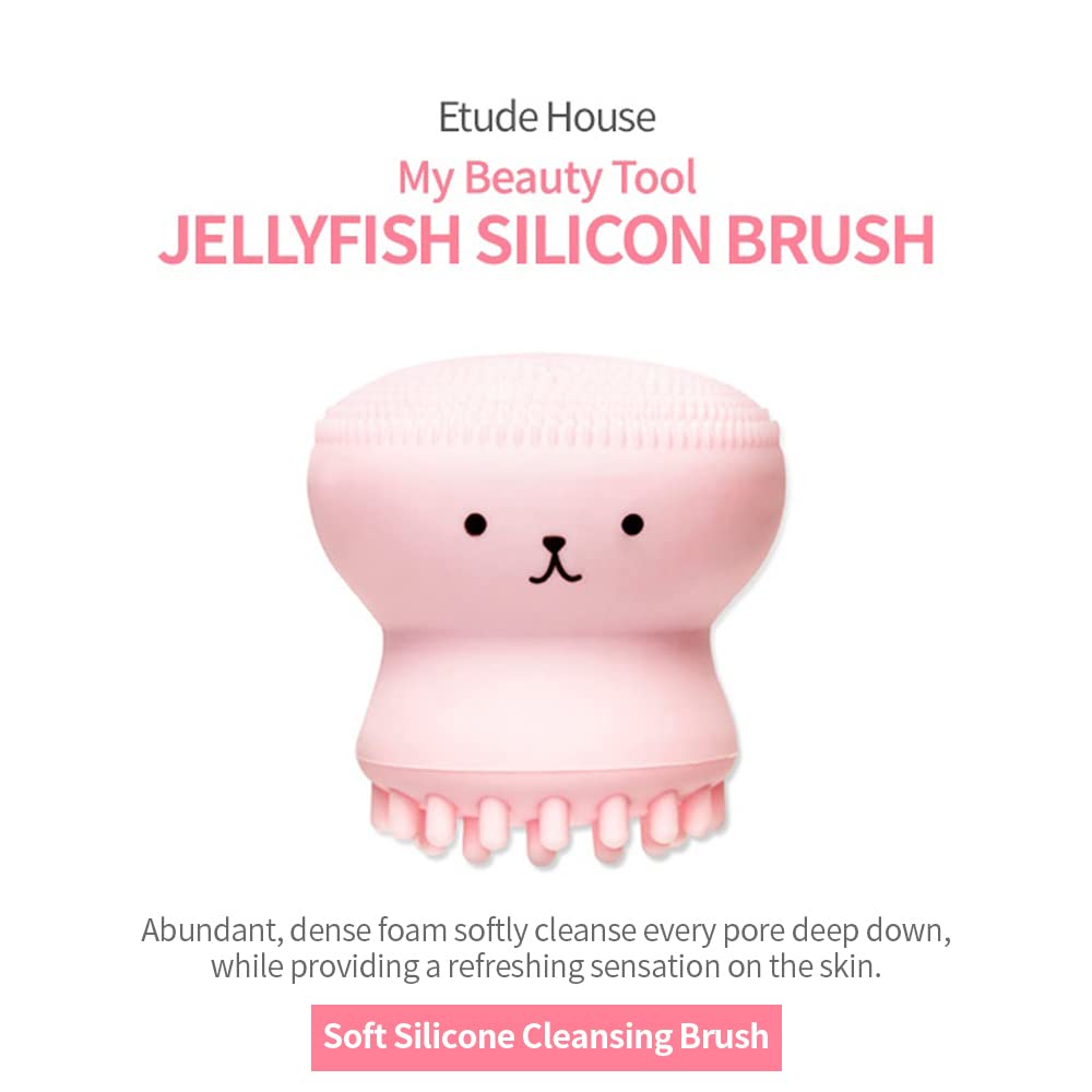 Foto 4 pulgar | Brocha De Silicona Etude My Beauty Tool Jellyfish  Todo En Uno - Venta Internacional.