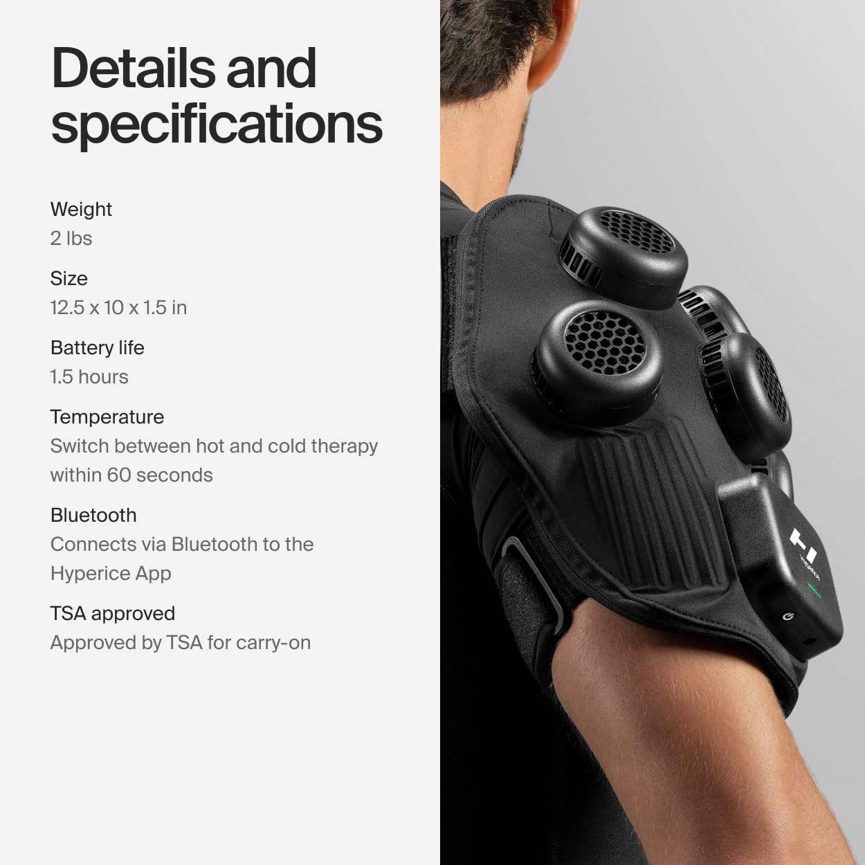Foto 5 | Dispositivo De Rodilla Hyperice X: Terapia Avanzada De Calor Y Frío - Venta Internacional.