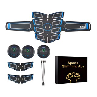 Foto 2 | Dispositivo Estimulador Muscular Cinturón Abs Patch Equipo Belug Negro