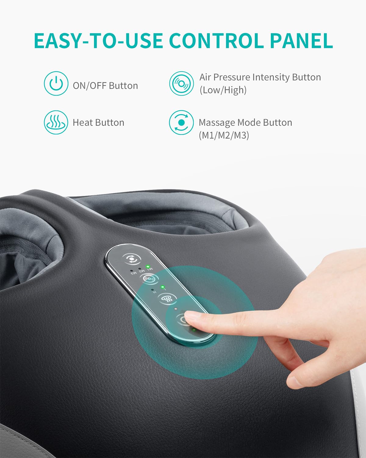 Foto 6 pulgar | Masajeador De Pies Nekteck Shiatsu Deep Wasing Con Calor