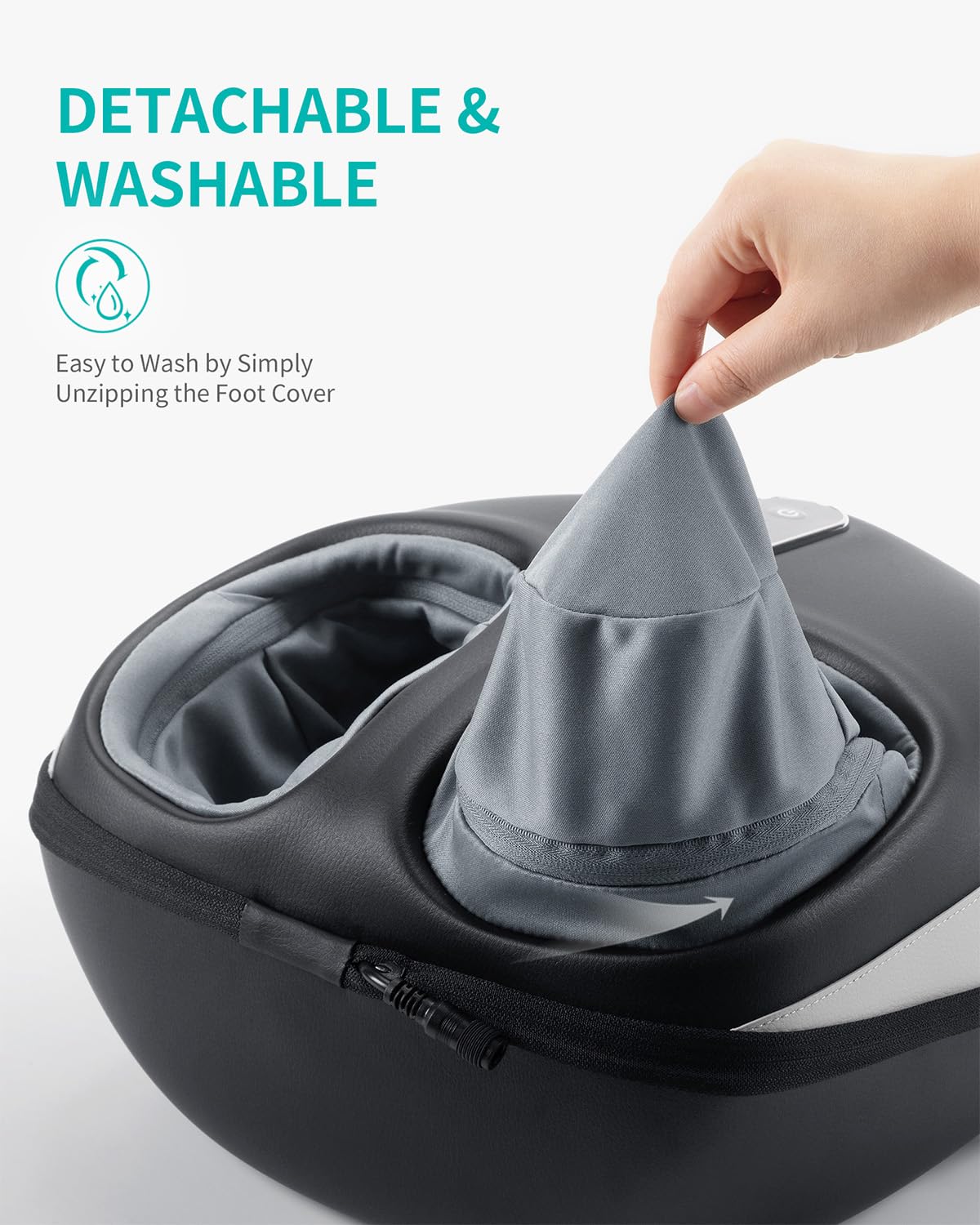 Foto 7 | Masajeador De Pies Nekteck Shiatsu Deep Wasing Con Calor