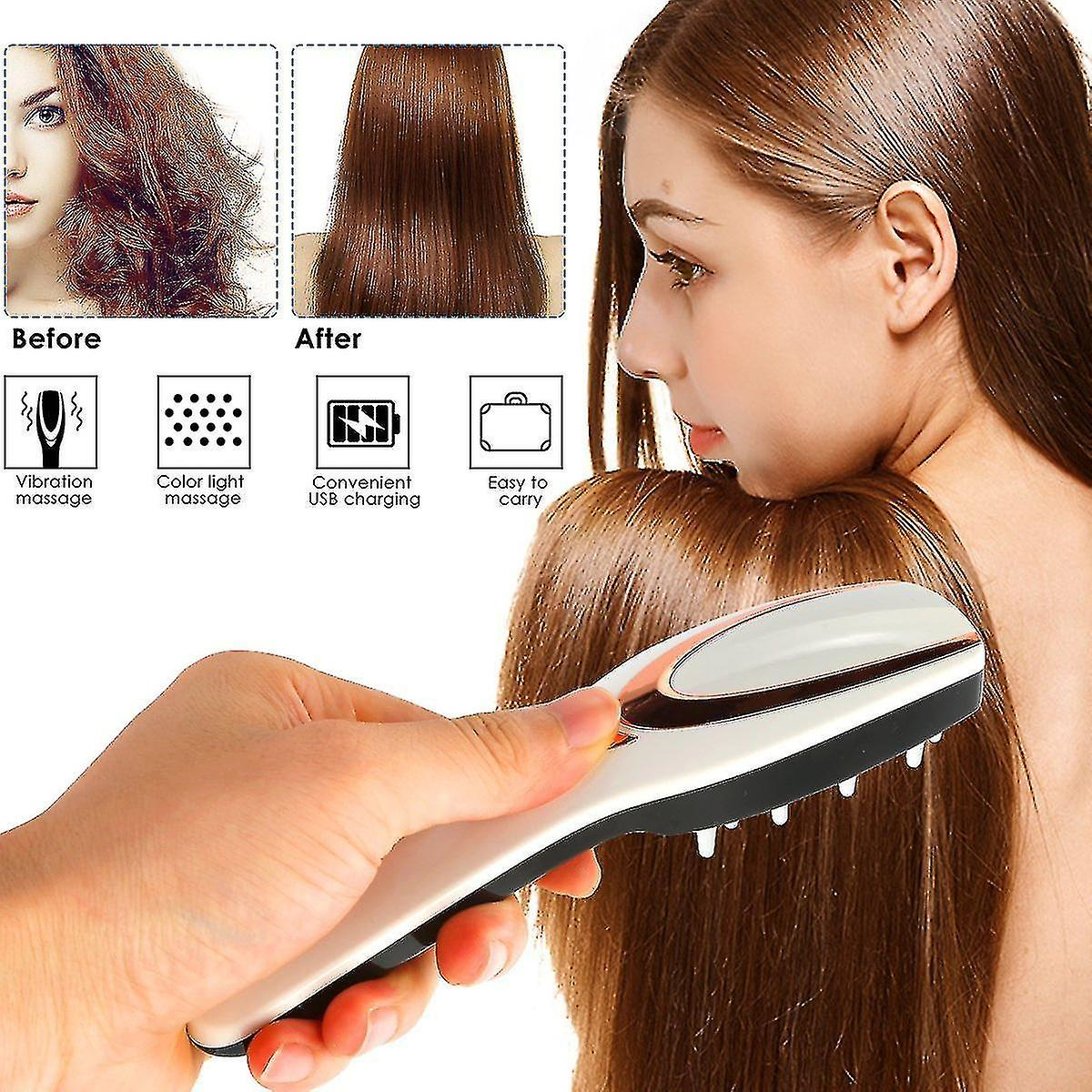 Foto 4 pulgar | Peine Masajeador De Cuero Cabelludo Con Fototerapia Huoguo  Eléctrico  Para Crecimiento Del Cabello - Venta Internaci