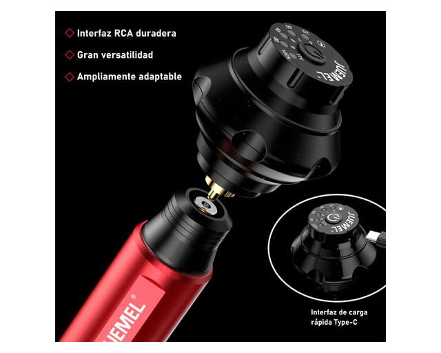 Foto 2 | Kit De Tatuar Inalámbrico Profesional 1050mah Batería Inkfree 1050