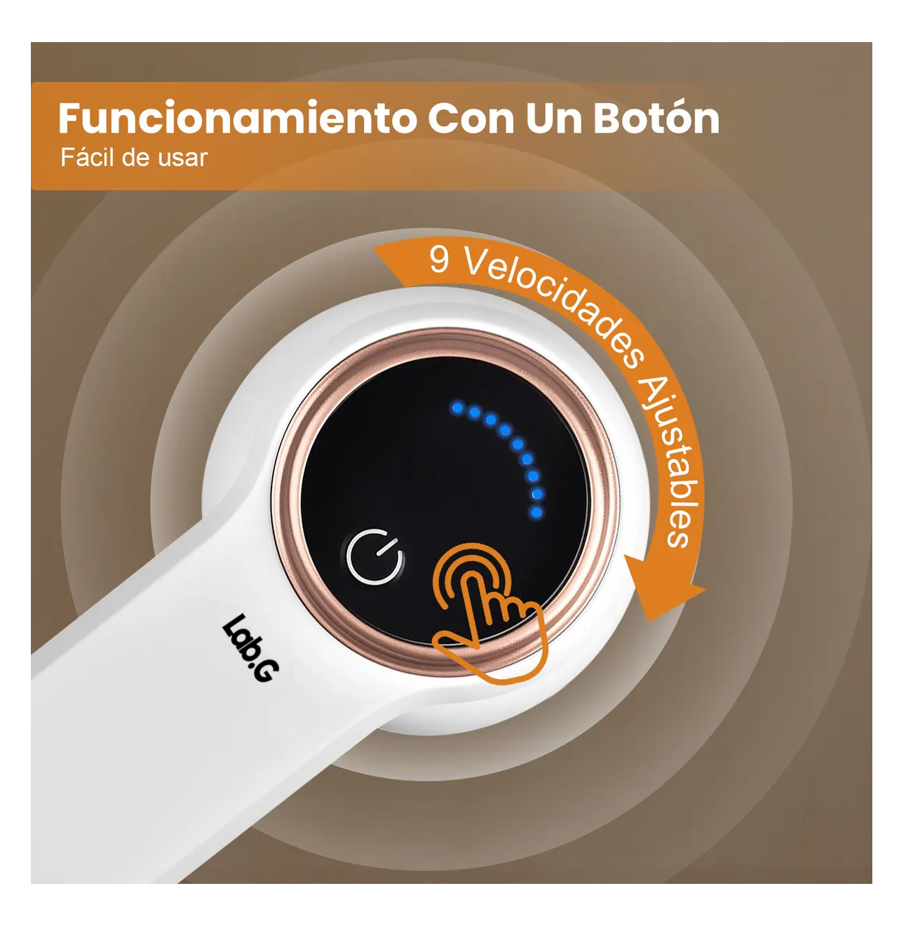 Foto 5 | Masajeador Eléctrico De Celulitis Inalámbrico Con 9 Velocidades Blanco