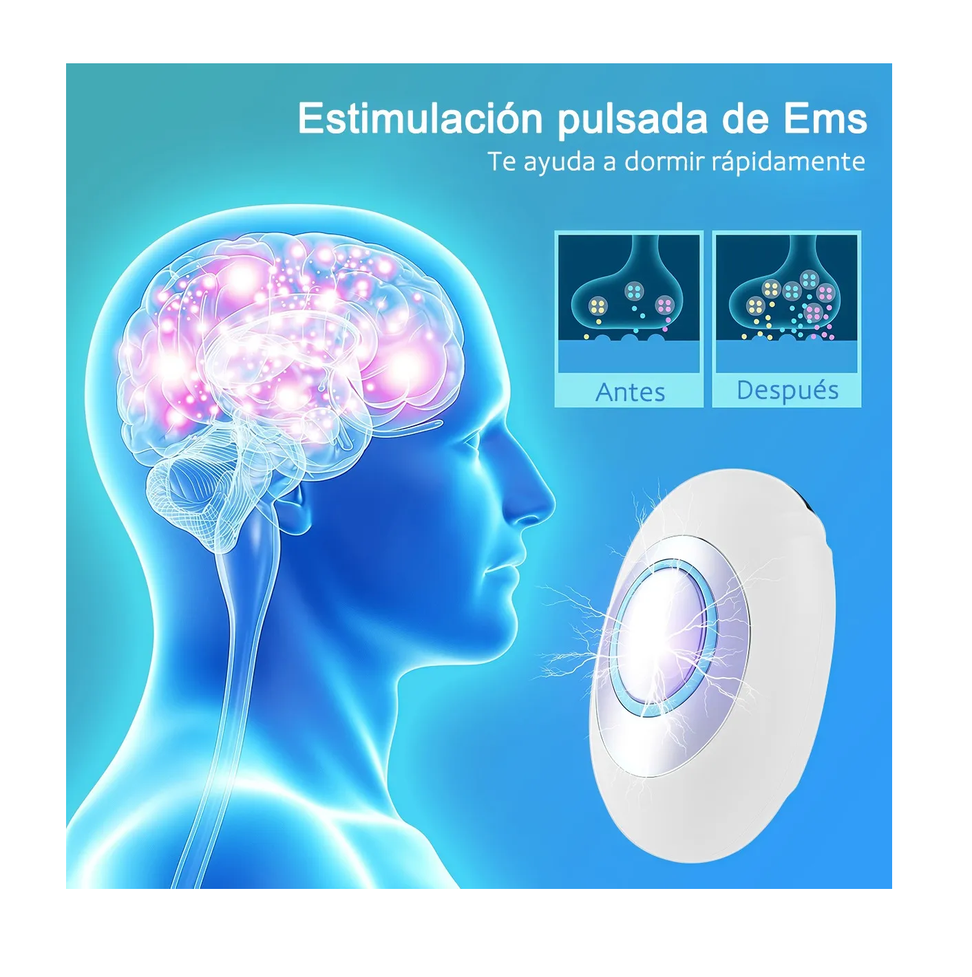 Foto 2 | Masajeadores Portátil Instrumento Para Aliviar La Ansiedad Blanco