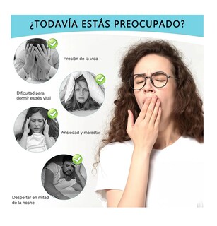 Foto 5 | Masajeadores Portátil Instrumento Para Aliviar La Ansiedad Blanco
