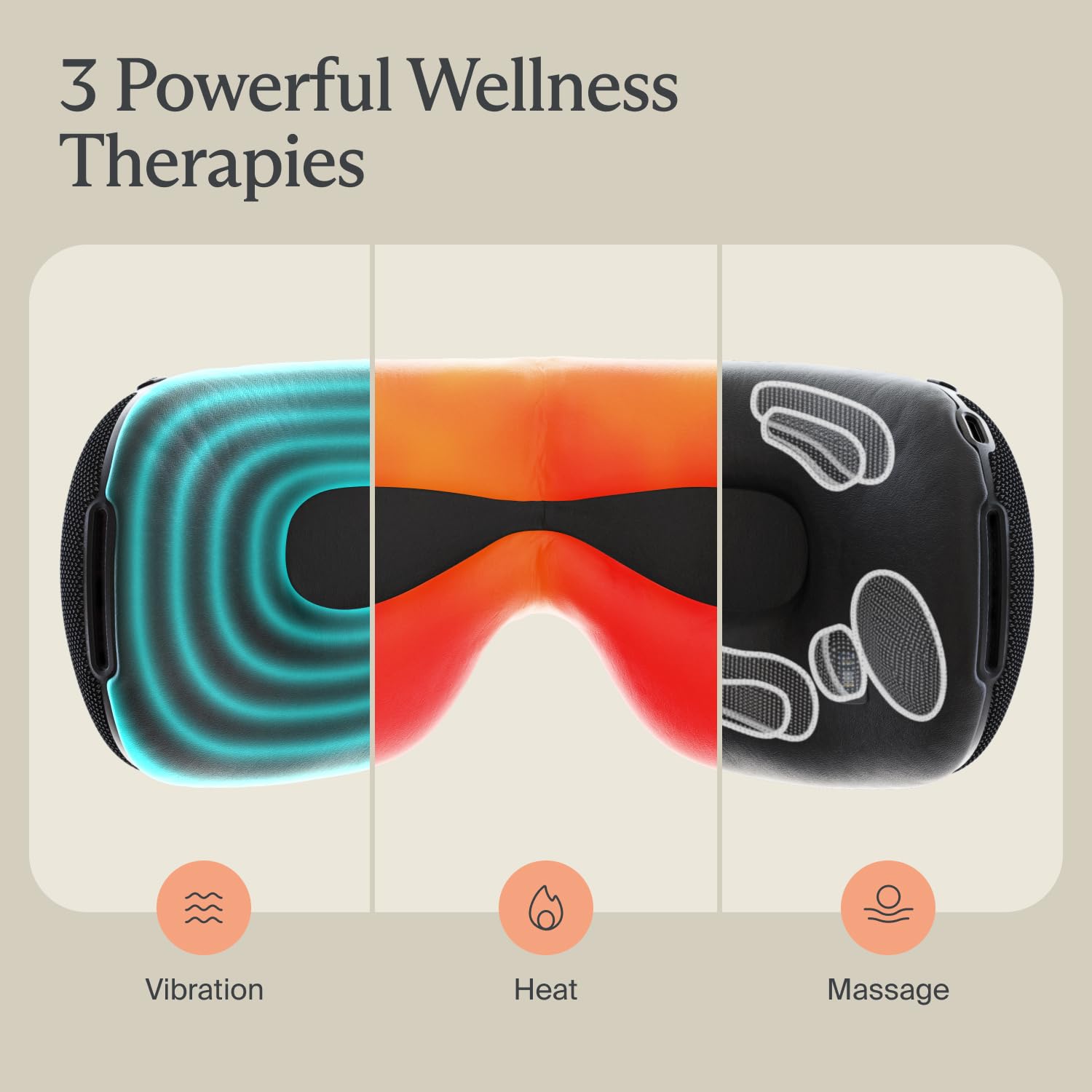 Foto 4 | Masajeador De Ojos Y Máscara Térmica Therabody Smartgoggles De Segunda Generación - Venta Internacional.