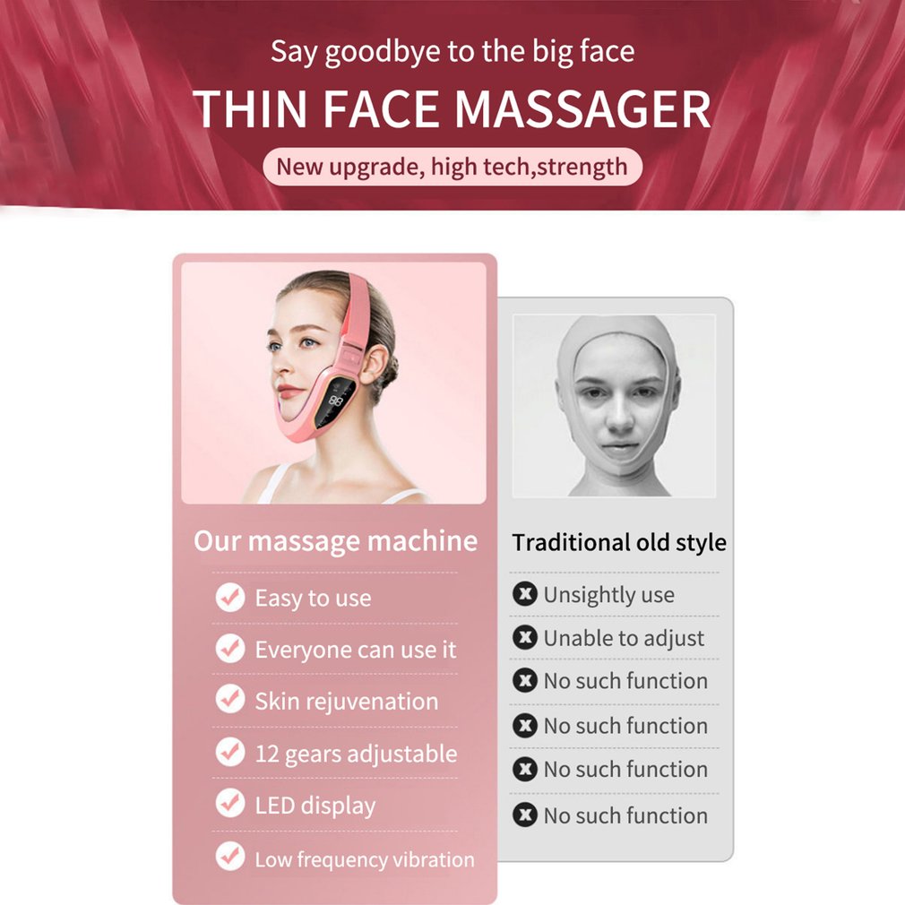 Foto 3 pulgar | Masajeador Facial con Fotones Led Vibration Pink - Venta Internacional