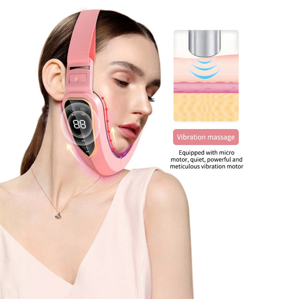 Foto 6 pulgar | Masajeador Facial con Fotones Led Vibration Pink - Venta Internacional