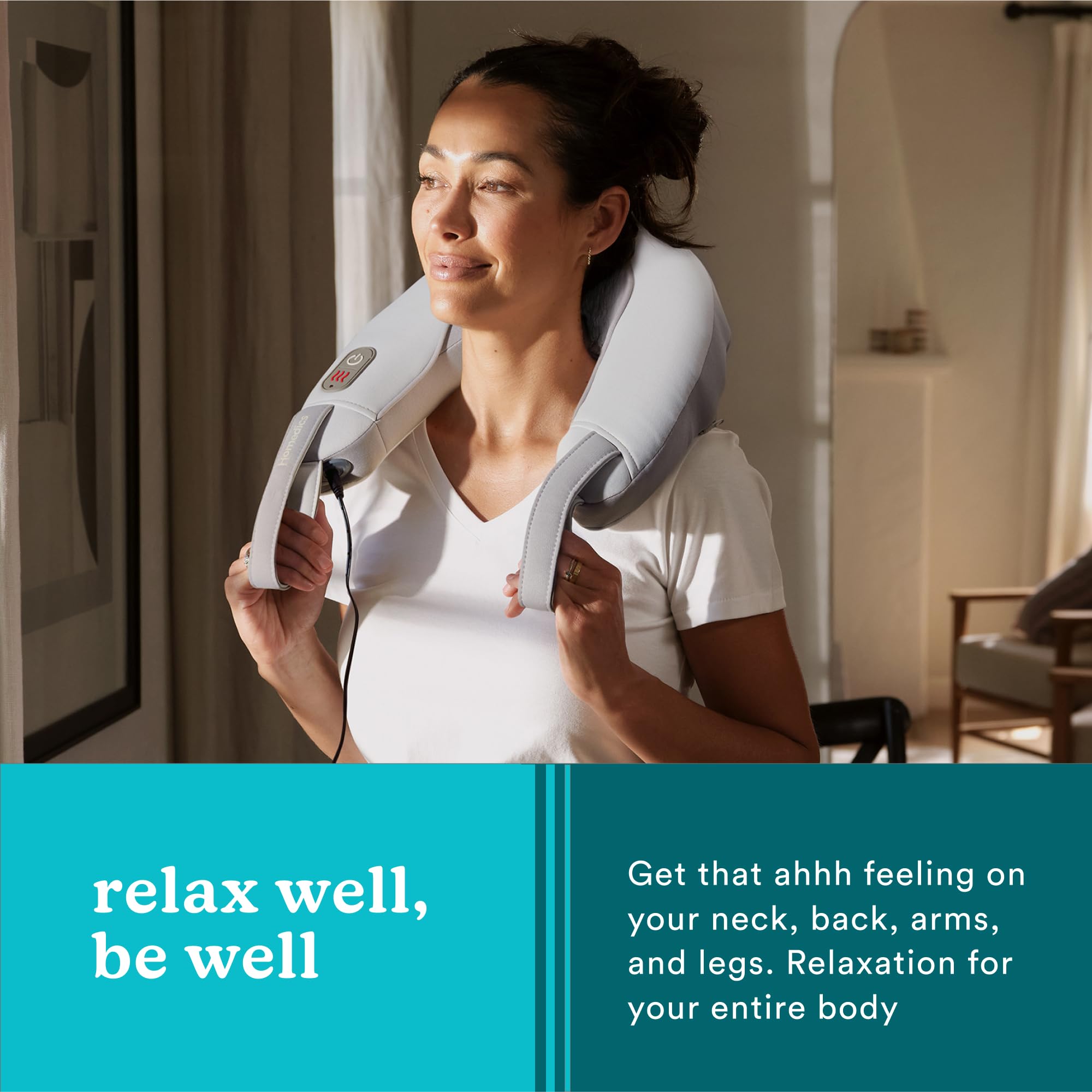 Foto 8 pulgar | Masajeador De Cuello Homedics Pro Therapy Vibration Con Heat Tan - Venta Internacional.