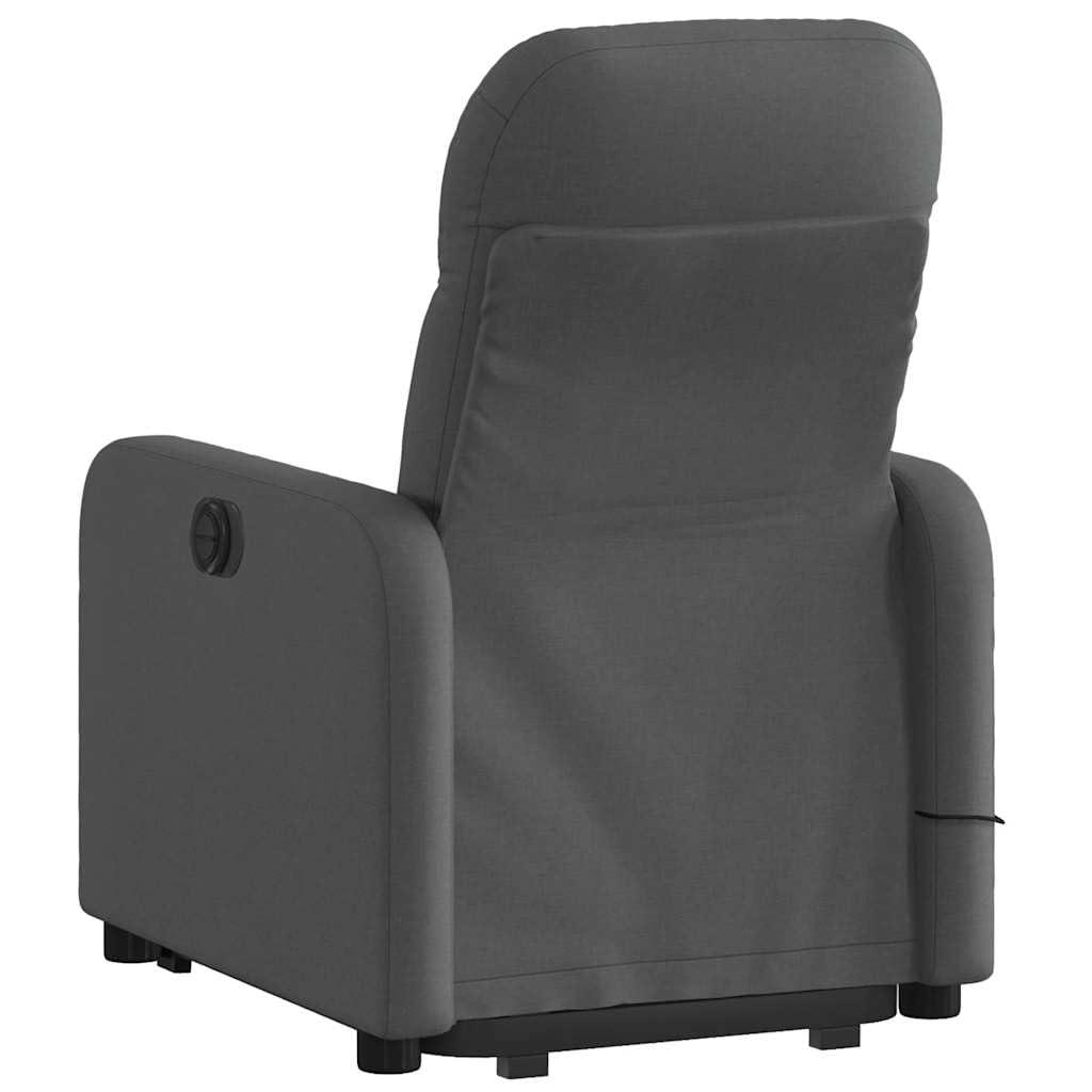 Foto 6 pulgar | Sillón Reclinable De Masaje Vidaxl Power Lift Vibration Gris Oscuro - Venta Internacional.