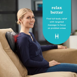 Foto 2 | Almohada De Masaje Homedics Shiatsu Inalámbrica Con Calor Y Recargable - Venta Internacional.