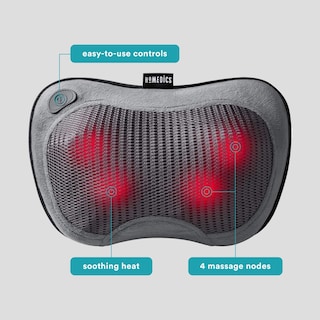 Foto 3 | Almohada De Masaje Homedics Shiatsu Inalámbrica Con Calor Y Recargable - Venta Internacional.