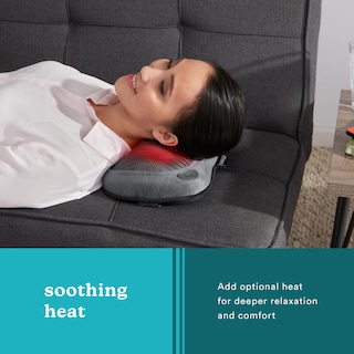 Foto 6 | Almohada De Masaje Homedics Shiatsu Inalámbrica Con Calor Y Recargable - Venta Internacional.