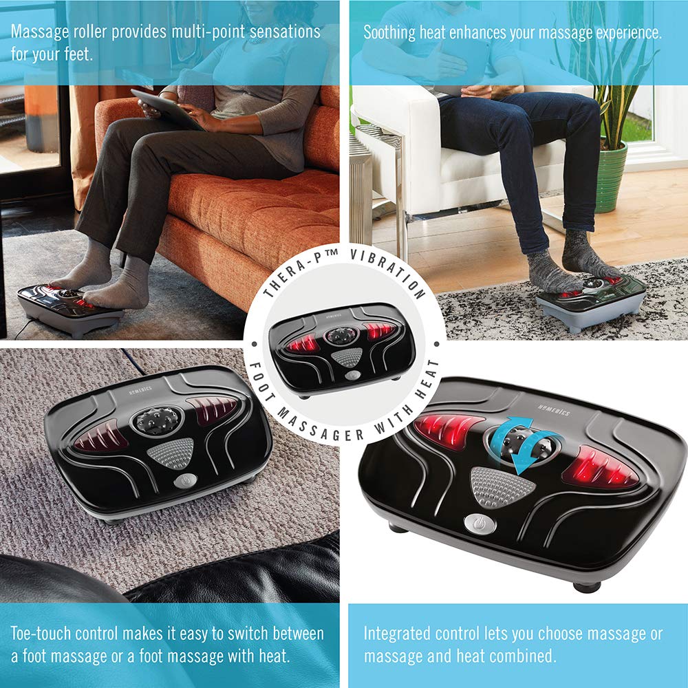 Foto 8 pulgar | Masajeador De Pies Homedics Vibration Con Máquina Portátil Heat - Venta Internacional.