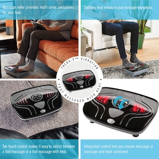 Foto 7 | Masajeador De Pies Homedics Vibration Con Máquina Portátil Heat - Venta Internacional.