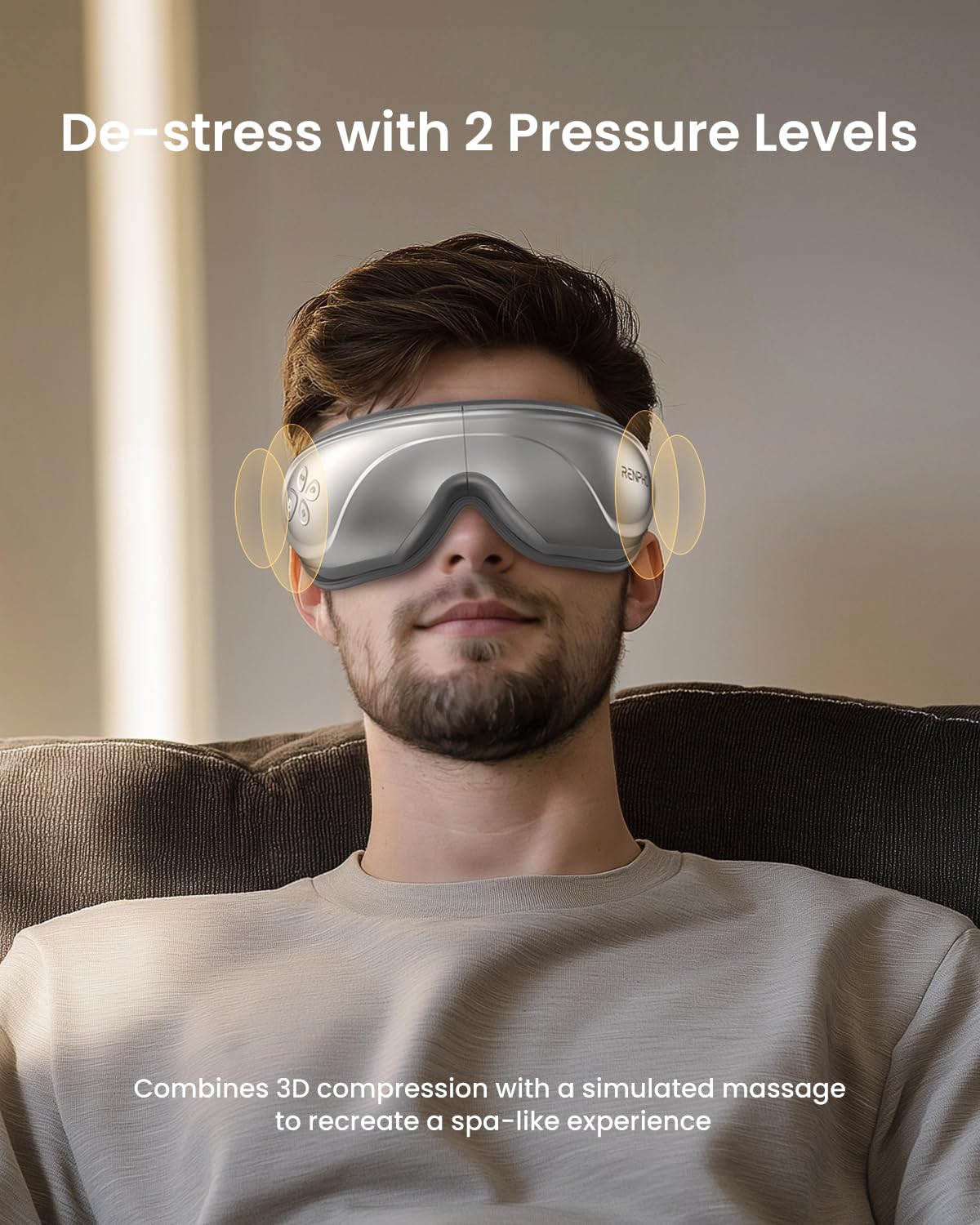 Foto 4 | Masajeador De Ojos Renpho Eyeris 2 Con Calor Y Refrigeración Para Migrañas - Venta Internacional.