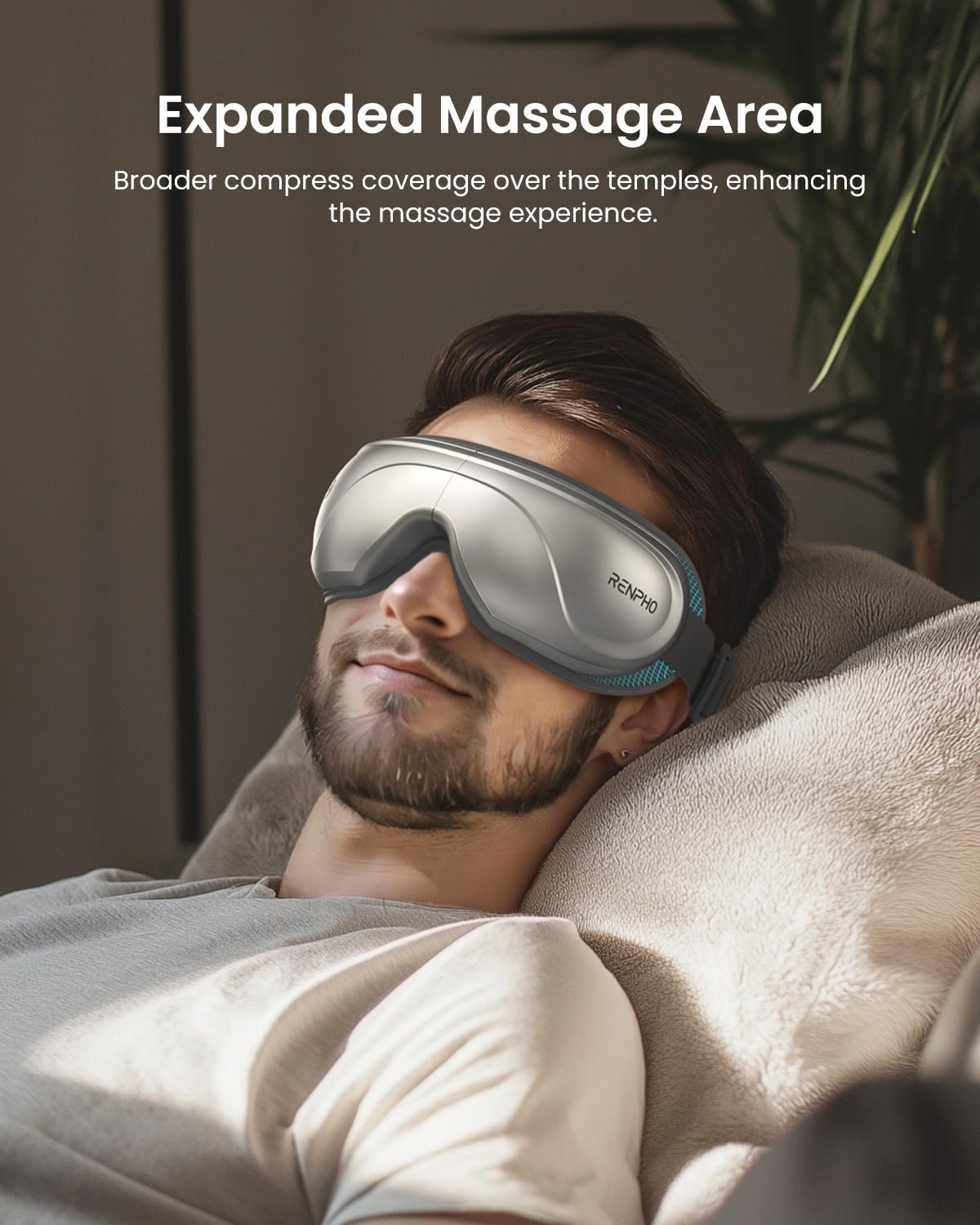 Foto 5 | Masajeador De Ojos Renpho Eyeris 2 Con Calor Y Refrigeración Para Migrañas - Venta Internacional.