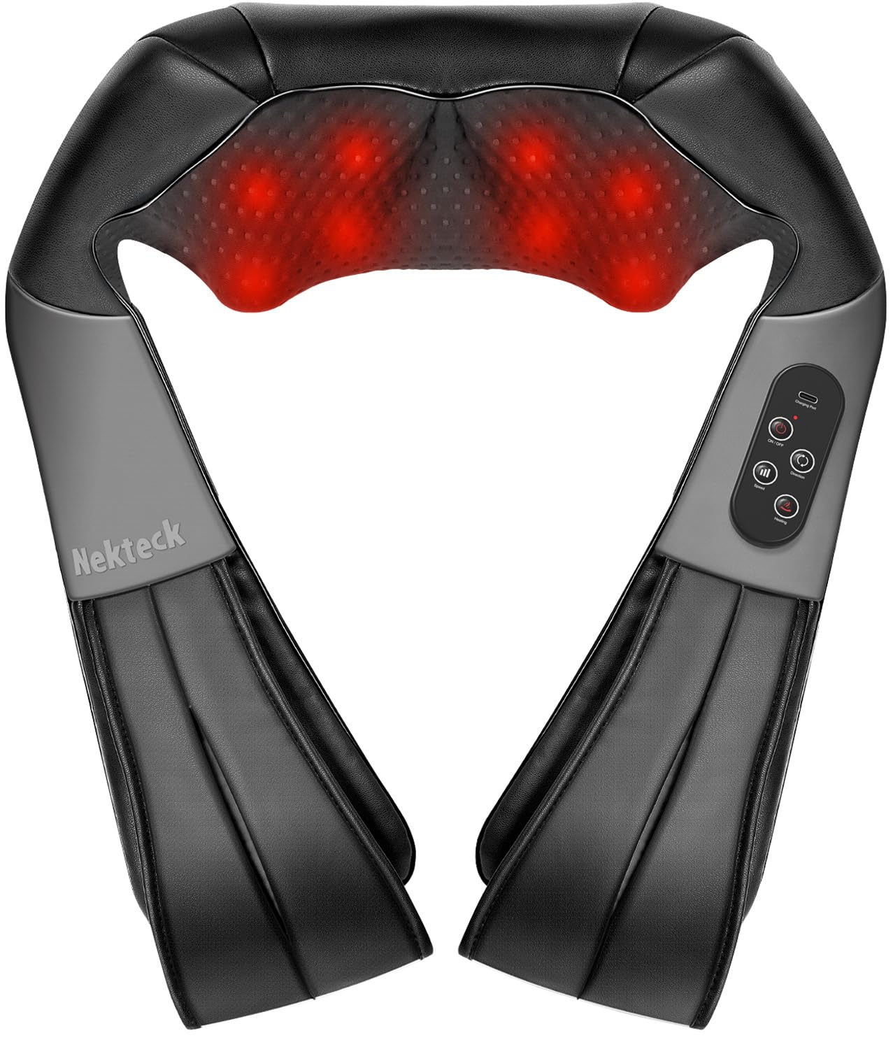Foto 1 | Masajeador Inalámbrico Nekteck Shiatsu Para Cuello Y Espalda Con Calor - Venta Internacional.