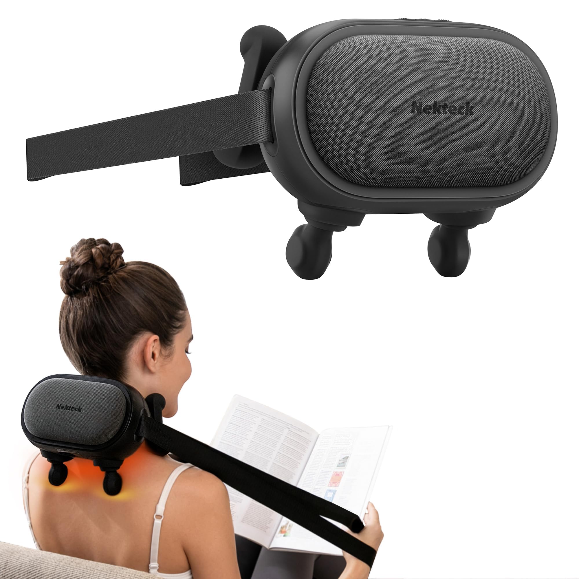Foto 1 | Masajeador De Cuello Nekteck Shiatsu Con Calor Para Cuello Y Hombros - Venta Internacional.