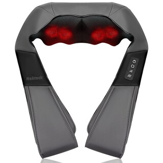 Foto 1 | Masajeador Nekteck Shiatsu Para Cuello Y Espalda Con Calor De 8 Nodos - Venta Internacional.